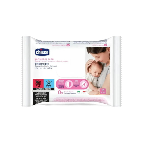 Chicco Breast Cleansing Wipes 16s