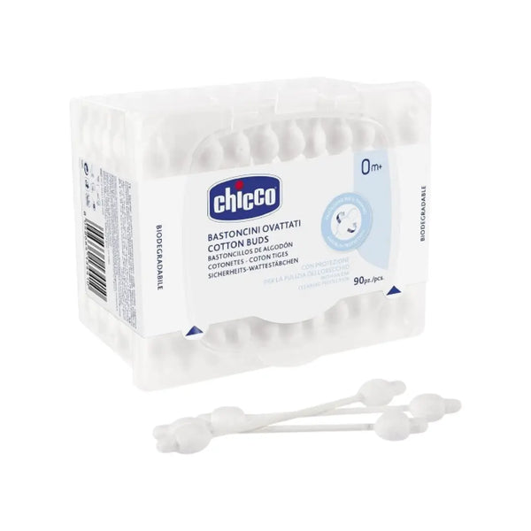 Chicco Cotton Buds w/ Ear Drum Protection 90s