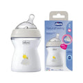 Chicco Natural Feeling Feeding Bottle 2M+ 250ml | Anti-Colic Baby Bottle with Angled Silicone Teat