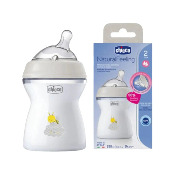 Chicco Feeding Bottle Natural Feeling 2M+ 250ml