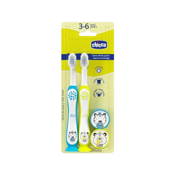 Chicco Kids 3-6Y Tiger Toothbrush 2s