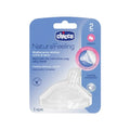 Chicco Natural Feeling Teat 4M+ Adjustable Flow 2 Pack | Silicone Baby Bottle Teats