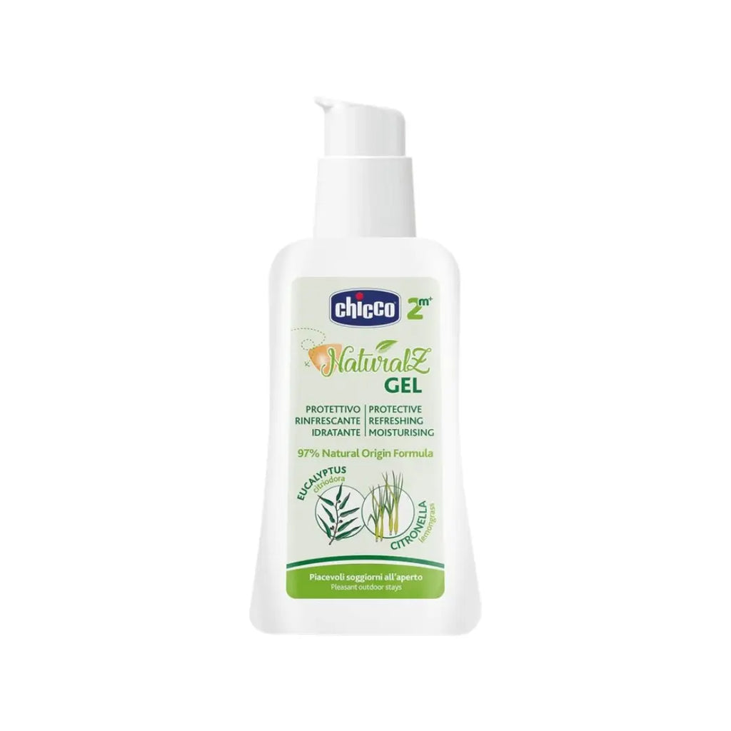 Chicco NaturalZ Citronella Protective Gel 60ml | Natural Refreshing & Hydrating Skin Gel
