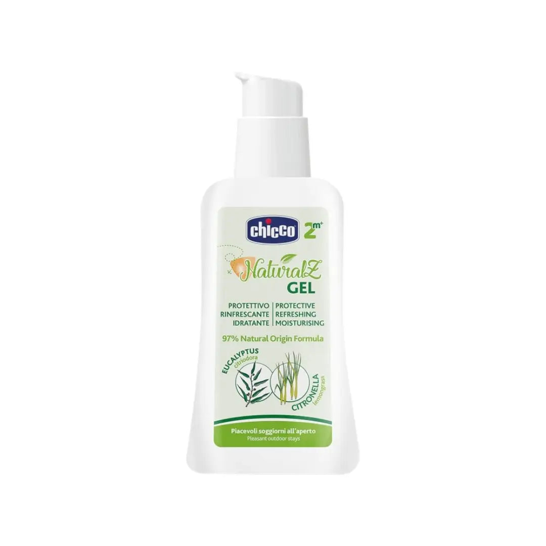 Chicco NaturalZ Citronella Protective Gel 60ml | Natural Refreshing & Hydrating Skin Gel