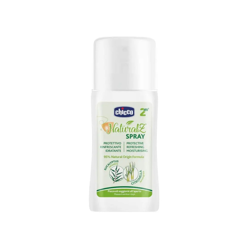 Chicco NaturalZ Citronella Protective Spray 60ml | Natural Skin Protection & Refreshing Spray
