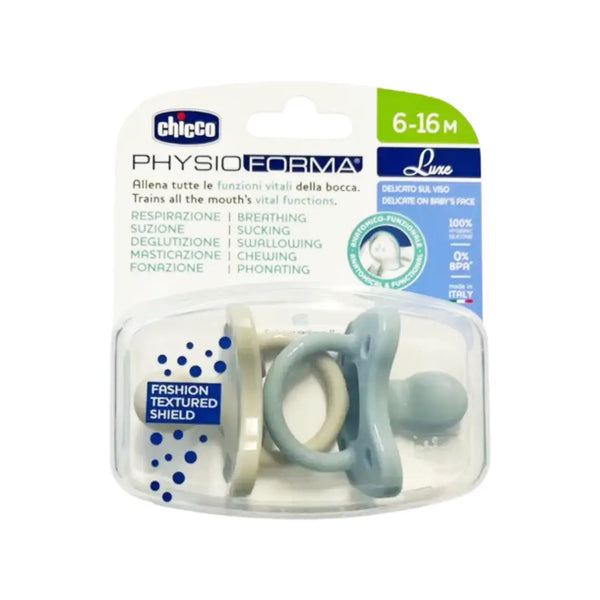 Chicco PhysioForma Luxe Soother 6–16 Months 2s