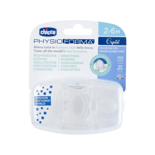 Chicco Physioforma Soother Crystal 2-6M 2s
