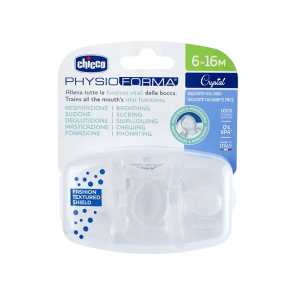 Chicco Physioforma Soother Crystal 6-16M 2s