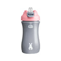 Chicco Pop-Up Cup Pink 350ml 2Y+ | Spill-Resistant Kids Drinking Cup for Toddlers