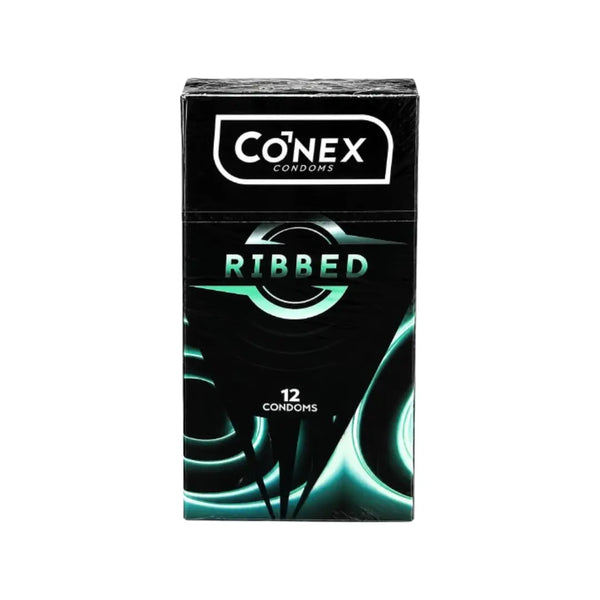 Conex Ribbed Condoms 12s