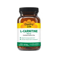 Country Life L-Carnitine 500mg Capsules 60s bottle – amino acid supplement with Vitamin B6