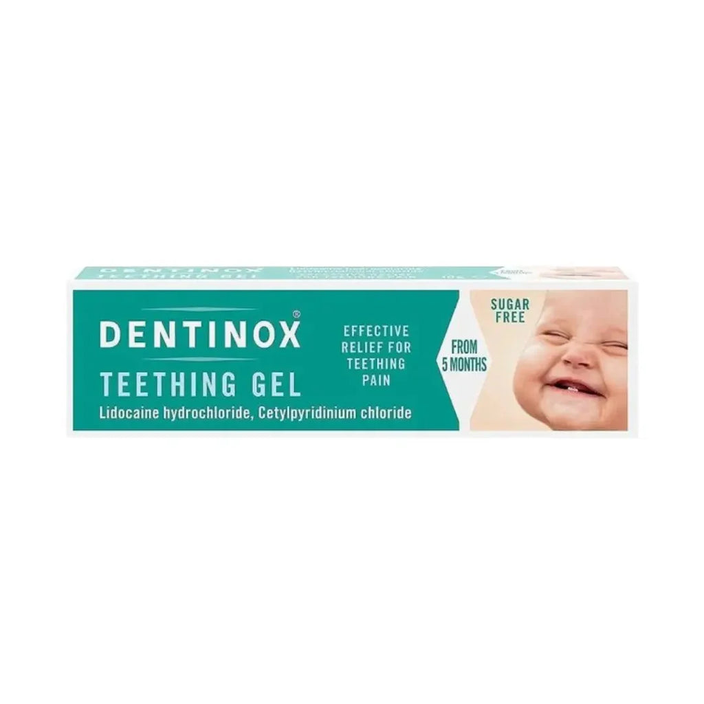 Dentinox Teething Gel 10g – gentle gel for soothing baby teething discomfort