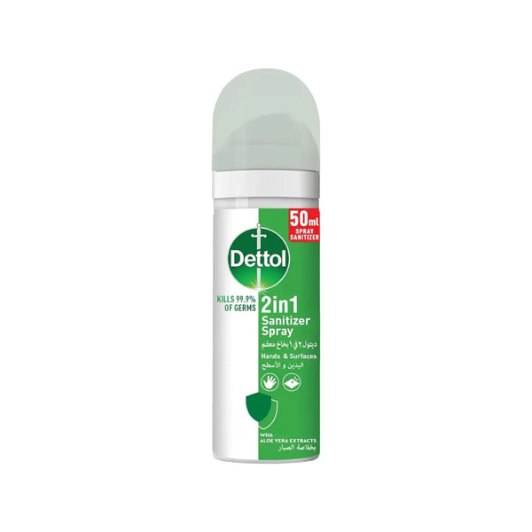 Dettol 2in1 Sanitizer Spray 50ml