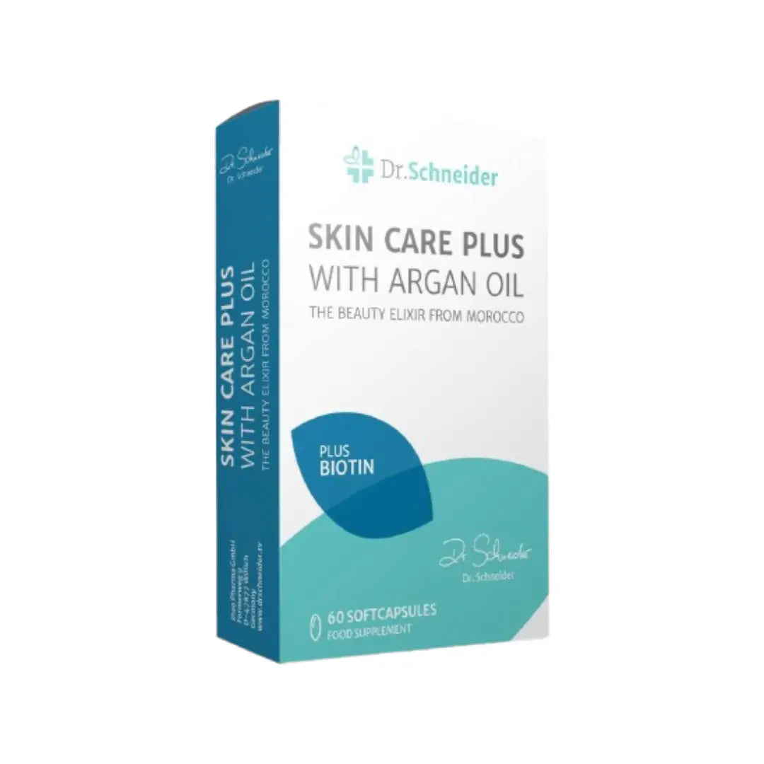 Dr. Schneider Skin Care Plus Argan Oil Capsules 60s – Beauty Supplement for Skin & Antioxidant Support