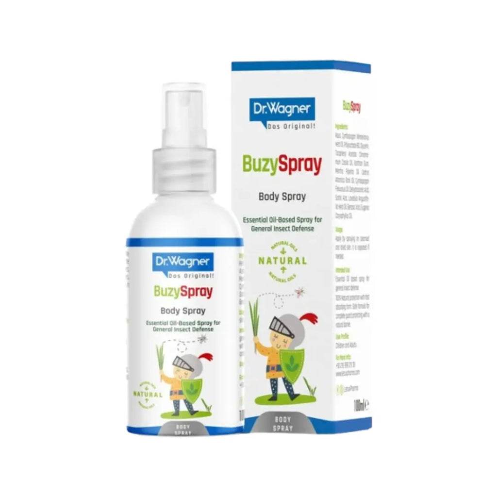 Dr. Wagner Buzy Body Spray 100ml – Long-Lasting Freshness Daily Use Deodorant Spray