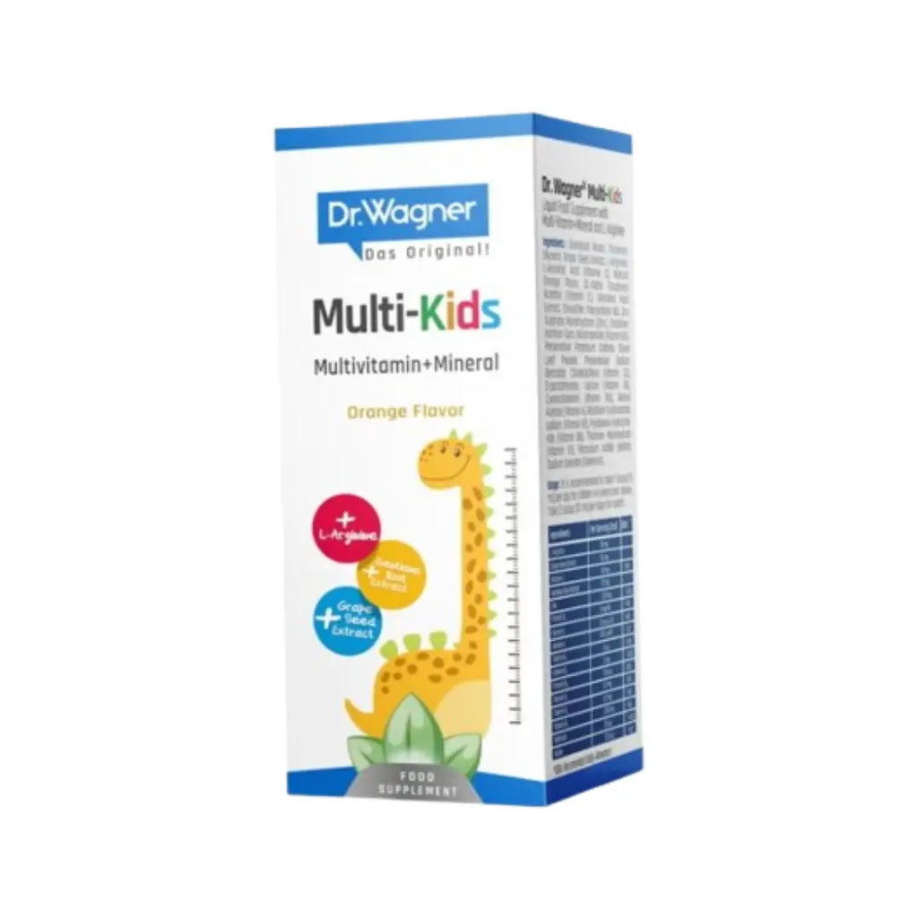 Dr. Wagner Multi-Kids Syrup 150ml – Daily Multivitamin Liquid Supplement for Children’s Nutritional Support