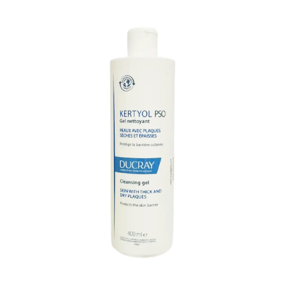 Ducray Kertyol PSO Cleansing Gel 400ml – Gentle Body and Face Cleanser