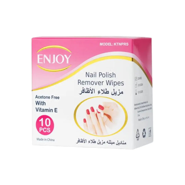 Enjoy Nail Polish Remover Wipes 10s
