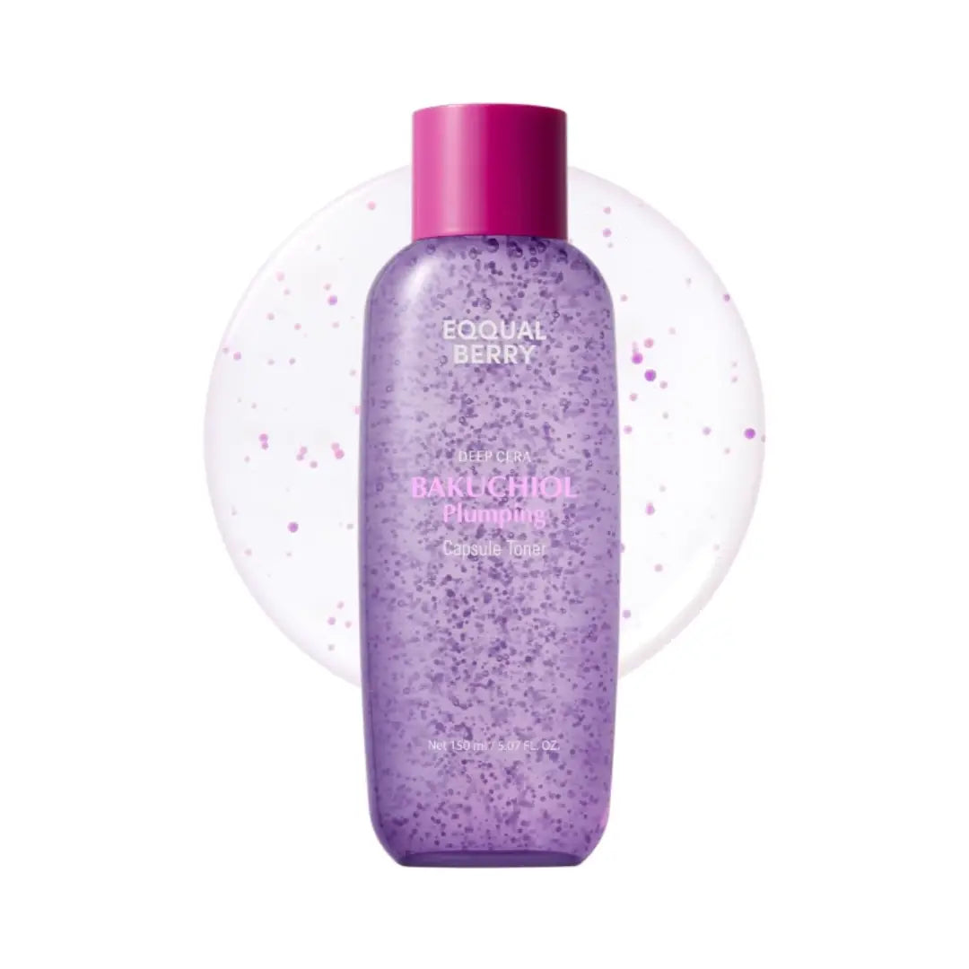 Eqqual Berry Bakuchiol Plumping Capsule Toner 150ml – Hydrating & Firming Facial Toner