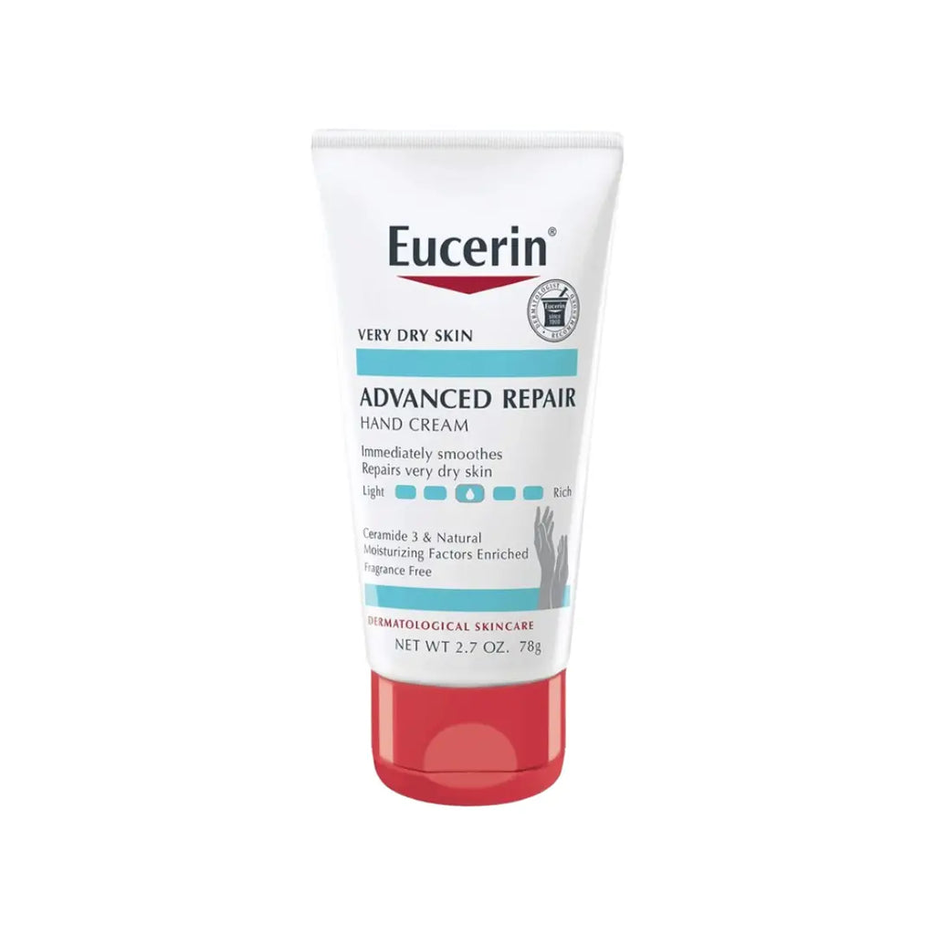 Eucerin Advanced Repair Hand Cream 78g – Fragrance-Free Moisturizer for Very Dry Hands