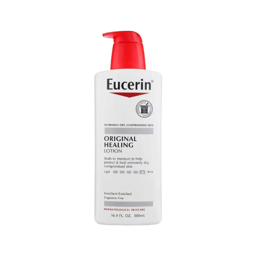 Eucerin Original Healing Lotion 500ml – Rich Moisturizing Lotion for Very Dry & Sensitive Skin