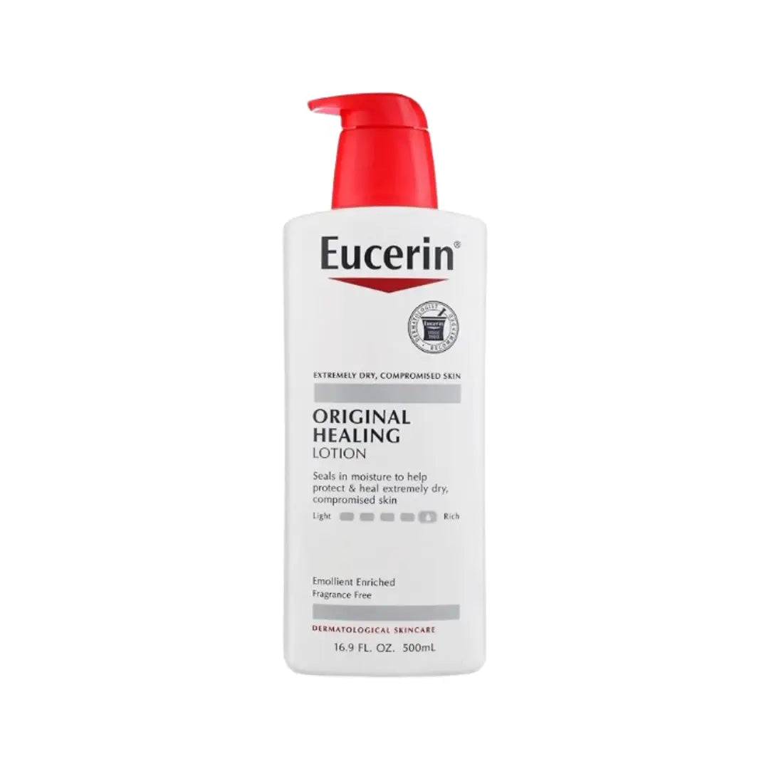 Eucerin Original Healing Lotion 500ml – Rich Moisturizing Lotion for Very Dry & Sensitive Skin
