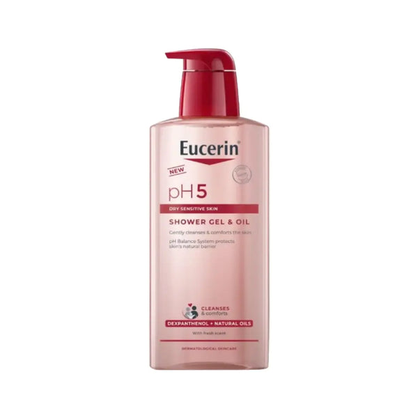 Eucerin pH5 Shower Gel & Oil Dry Sensitive Skin 400ml