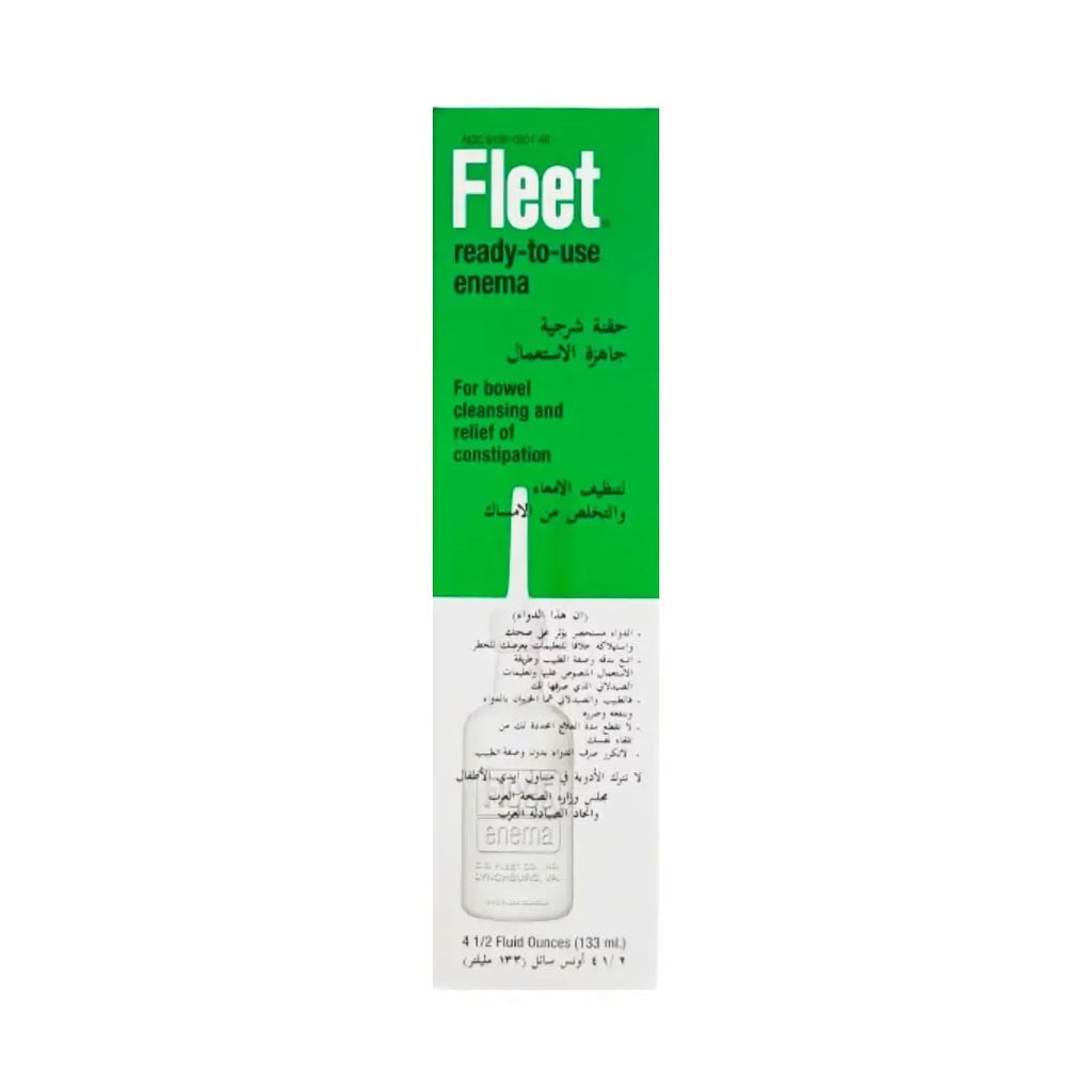 FLEET Enema 133ml for Adults – saline laxative enema bottle