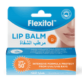 Flexitol Lip Balm SPF 50+ is a medicated lip balm for the treatment of extreme dry lip conditions with ultra-protectant SPF 50+, to protect chapped lips from the sun.  Can be used during the day before going out in the sun Ultra-protectant – combination of 7 active sunscreen ingredients provides broad spectrum sun protection Intense moisturising with around 60% moisturising emollients 2.5% Urea provides necessary exfoliation Combination of Camphor, Menthol And Clove Oil provides antiseptic, anti-itch, mild 