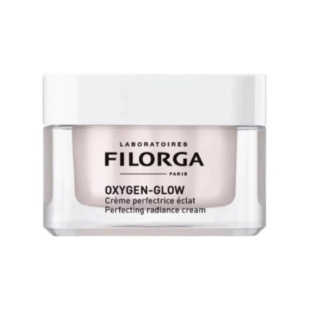 Filorga Oxygen Glow 50ml radiance cream jar – hydrating illuminating daily face moisturizer.
