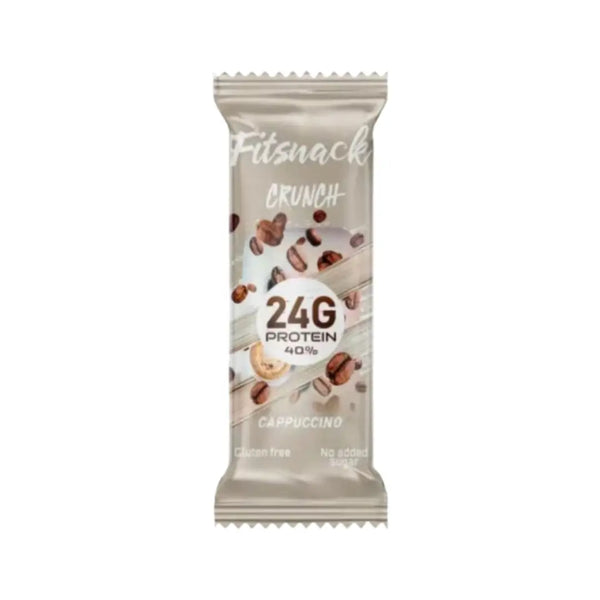 Fitsnack Crunch Protein Bar Cappuccino with Collagen 60g