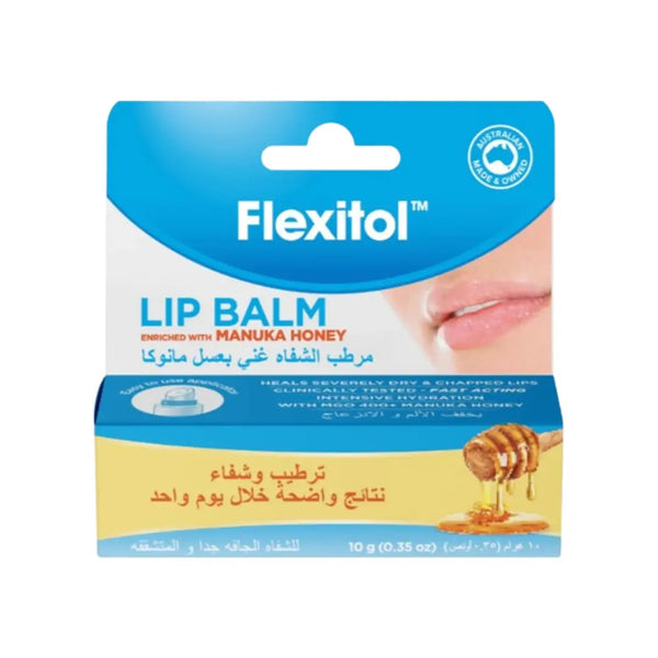 Flexitol Lip Balm with Manuka Honey 10g