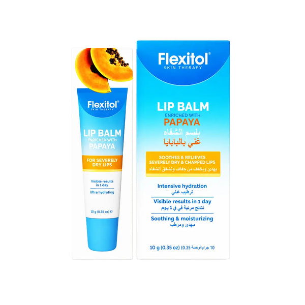 Flexitol Lip Balm with Papaya 10g