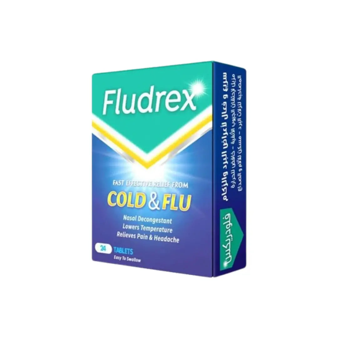 ludrex Cold & Flu Tablets 24s – Symptom Support for Cold & Flu