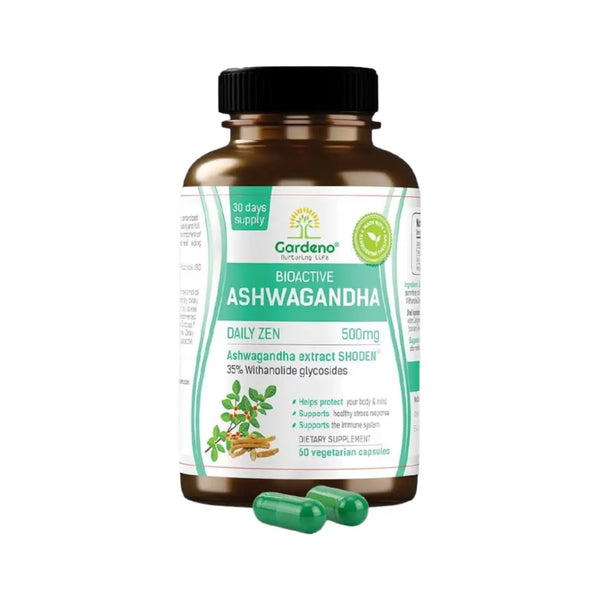 Gardeno Bioactive Ashwagandha 500mg Capsules 60