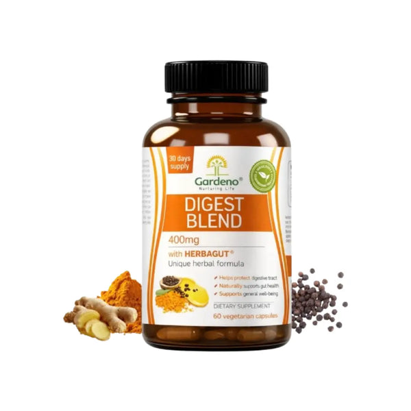 Gardeno Digest Blend 400mg Veg Capsules 60