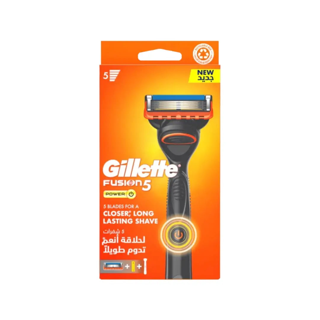 Gillette Fusion5 Power Shaving Razor 1s (77539) | Battery-Powered Razor for Close & Comfortable Shaving