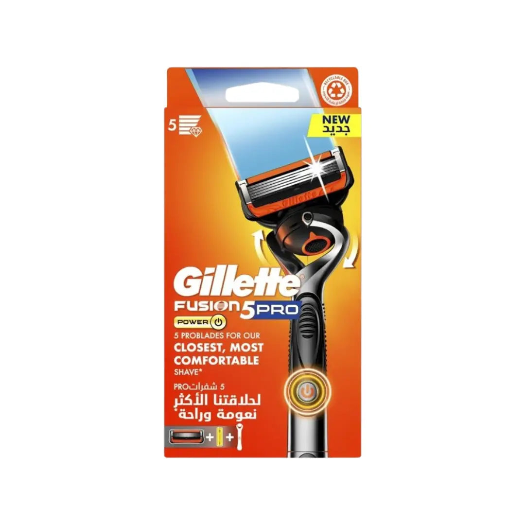 Gillette Fusion5 ProGlide Power Razor | Battery-Powered FlexBall Razor for Smooth Shaving