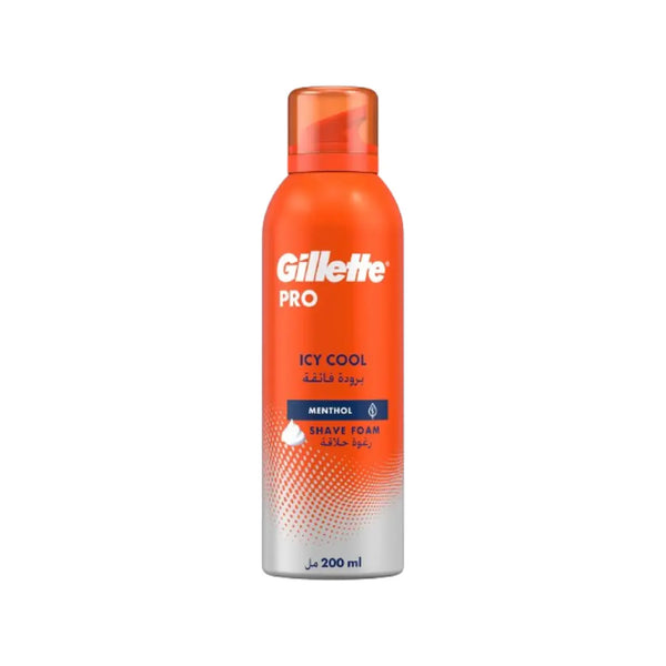 Gillete PRO Icy Cool Menthol Shaving Foam 200ml