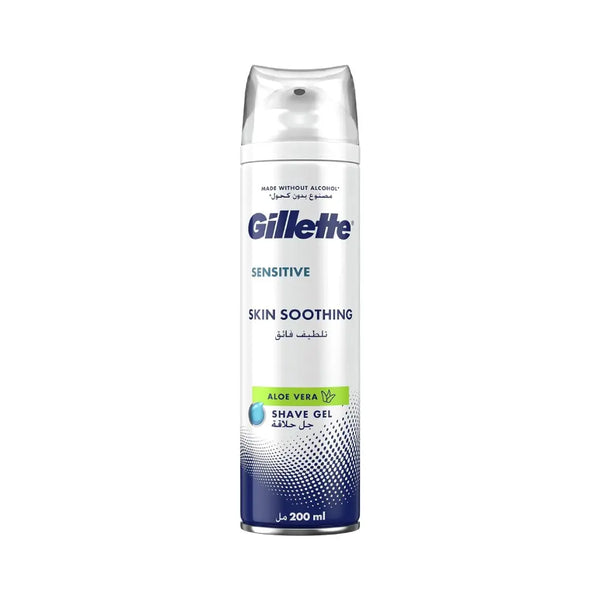 Gillete Sensitive Skin Soothing Aloe Vera Shave Gel 200ml