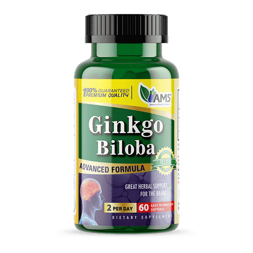 AMS GINKGO BILOBA CAPSULES 60S - Med7 Online