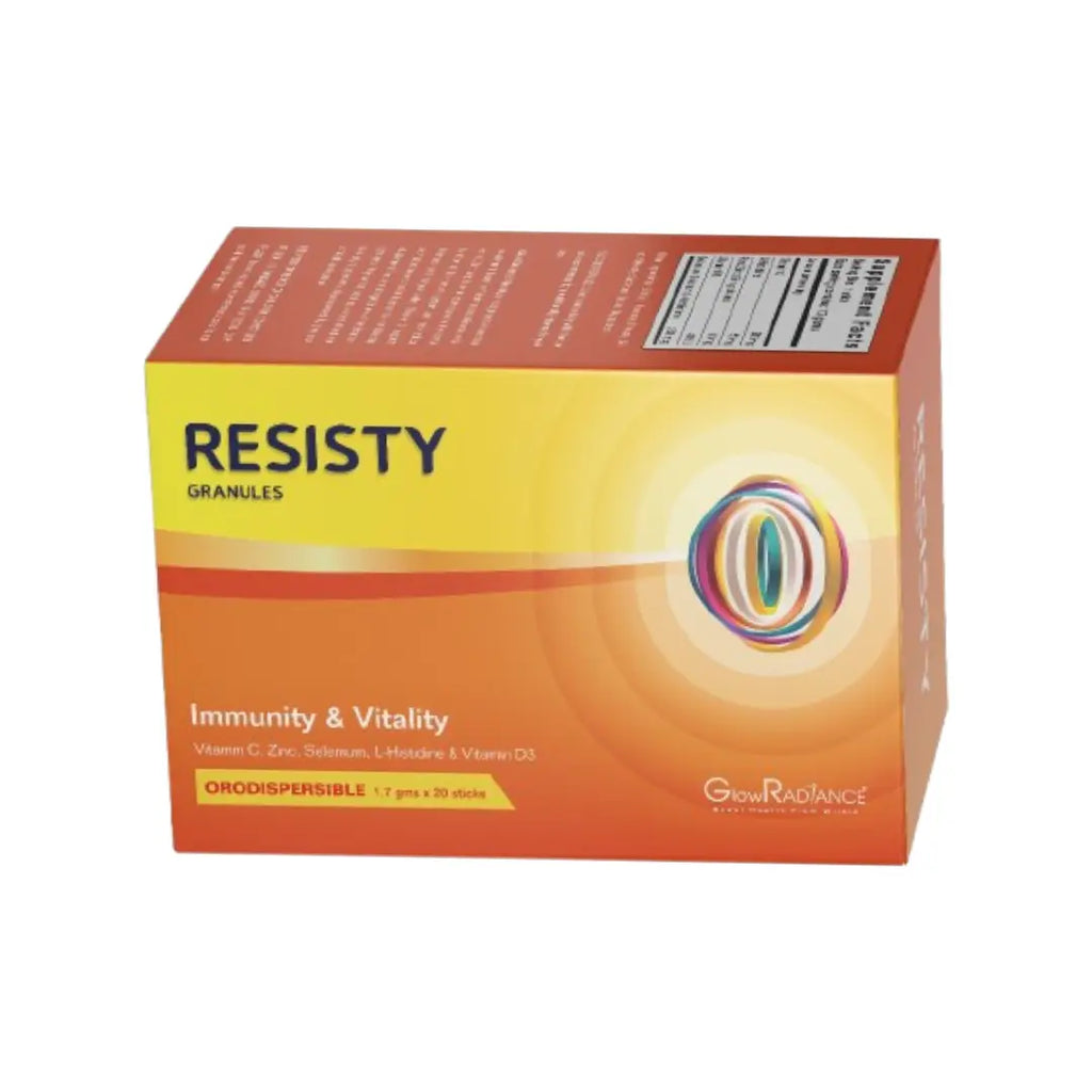 Glow Radiance Resisty Granules Sachet 20s | Daily Wellness Granules | Convenient Sachets for Nutritional Support