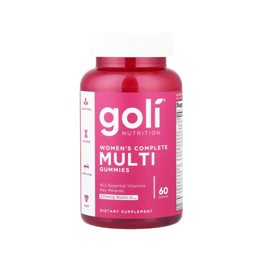 Goli Women Complete Multivitamin Gummies 60s – Daily Women’s Health Support Vitamin Gummies with Essential Nutrients