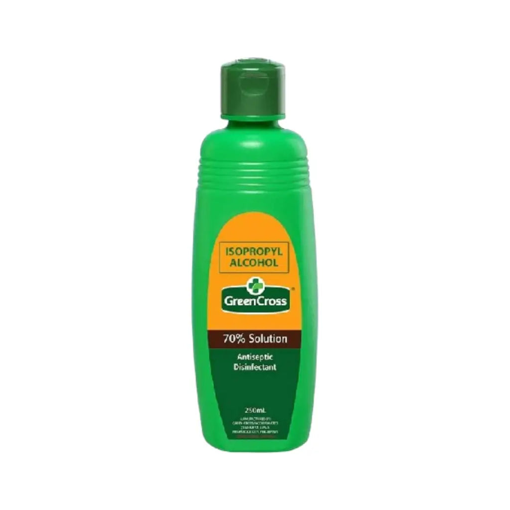 GreenCross Isopropyl Alcohol 70% Antiseptic Disinfectant 250ML for skin cleansing and germ protection
