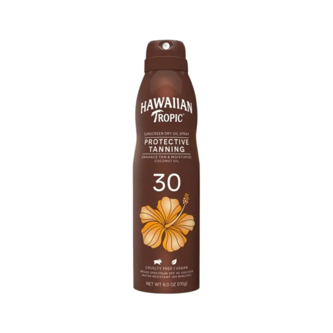 بخاخ الزيت الجاف للحماية من الشمس والتسمير بعامل حماية SPF30 من هاوايان تروبيك، 170 جم
