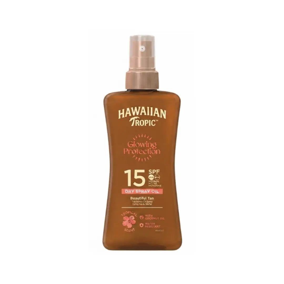 Hawaiian Tropic Glowing Protection Dry Oil Gel SPF15 200ml