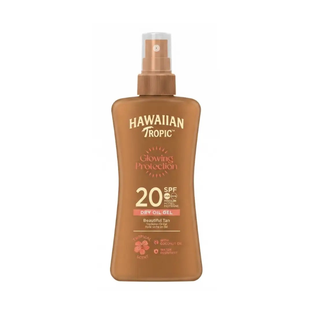 Hawaiian Tropic Glowing Protection Dry Oil Gel SPF20 200ml