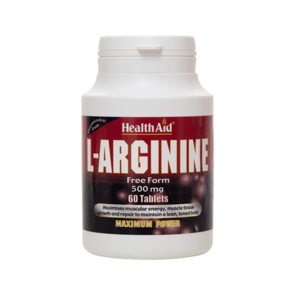 HealthAid L-Arginine 500mg Tablets 60s