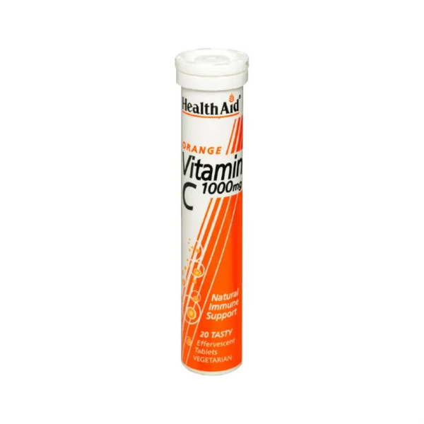 HealthAid Vitamin C 1000mg Orange Effervescent Tablet 20s
