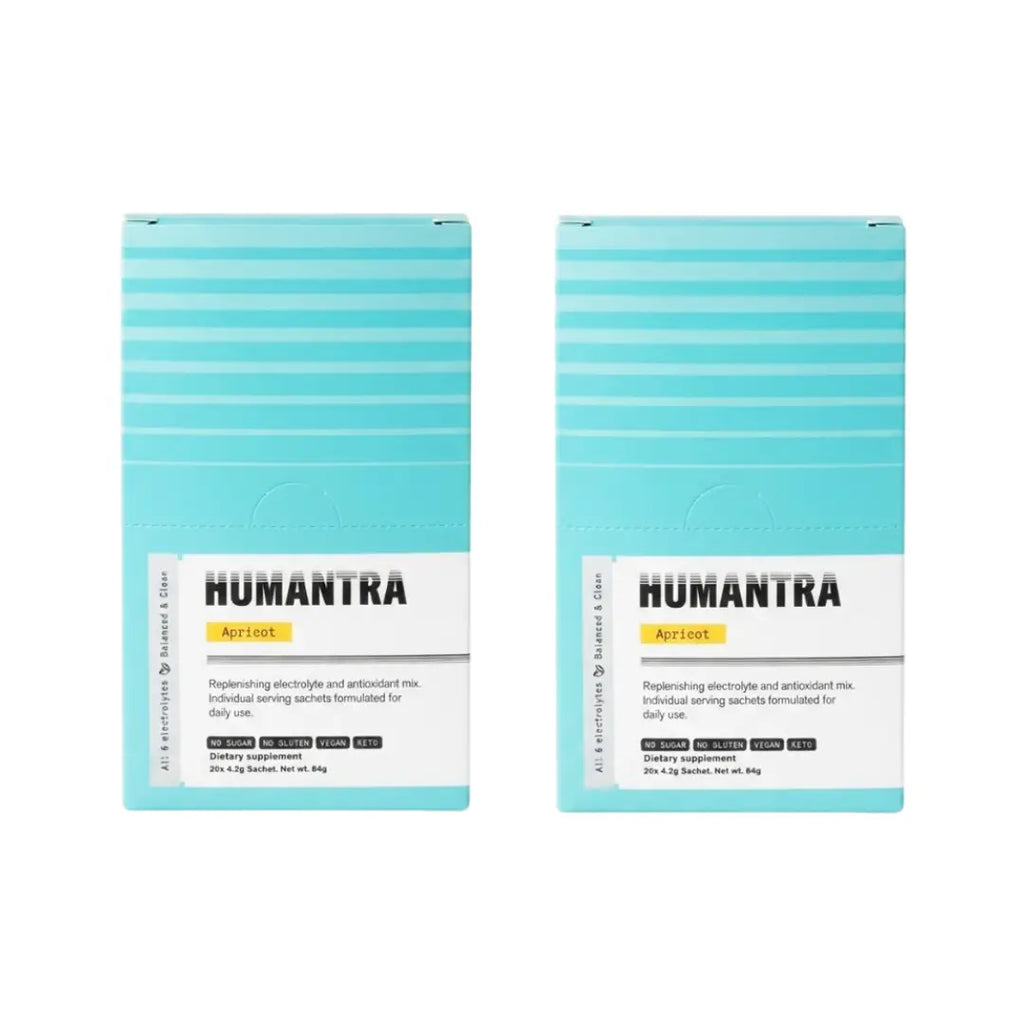 Humantra Hydration Packets Apricot Flavor Sachet 20s Pack of 2